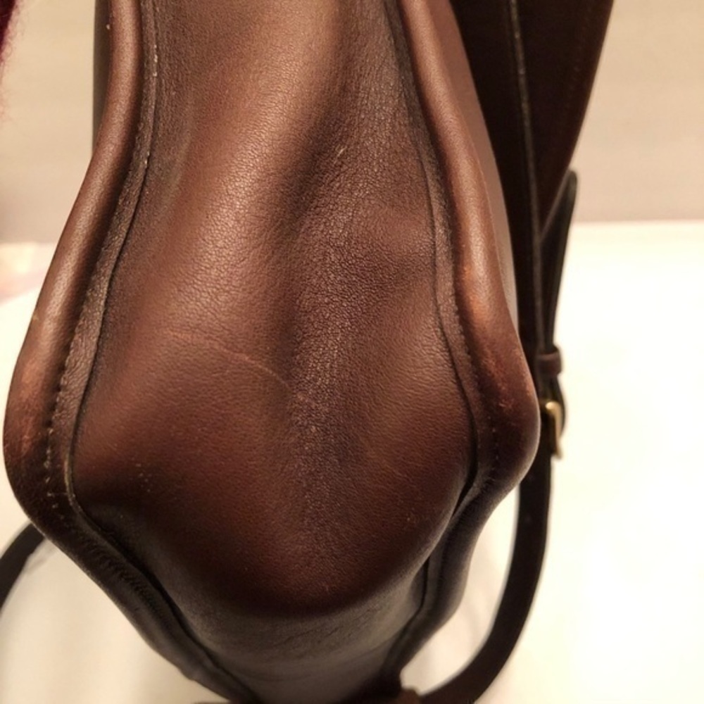Coach vintage brown leather briefcase laptop bag - Picture 9 of 15